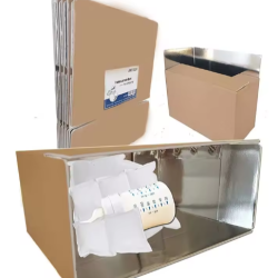 2023 Carton box food fish meat fruit ice cream shipping box for frozen food