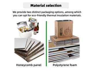 Food Cold Insulated Shipping Packaging Box Insulated Boxes for Transporting Frozen Food